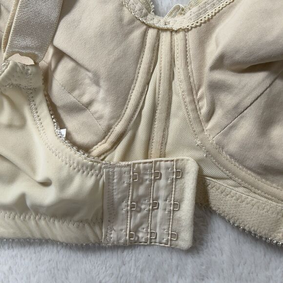 ABC 101 American Breast Care Mastectomy Bra Womens Sz 44B Beige Wireless NWT - Picture 6 of 10